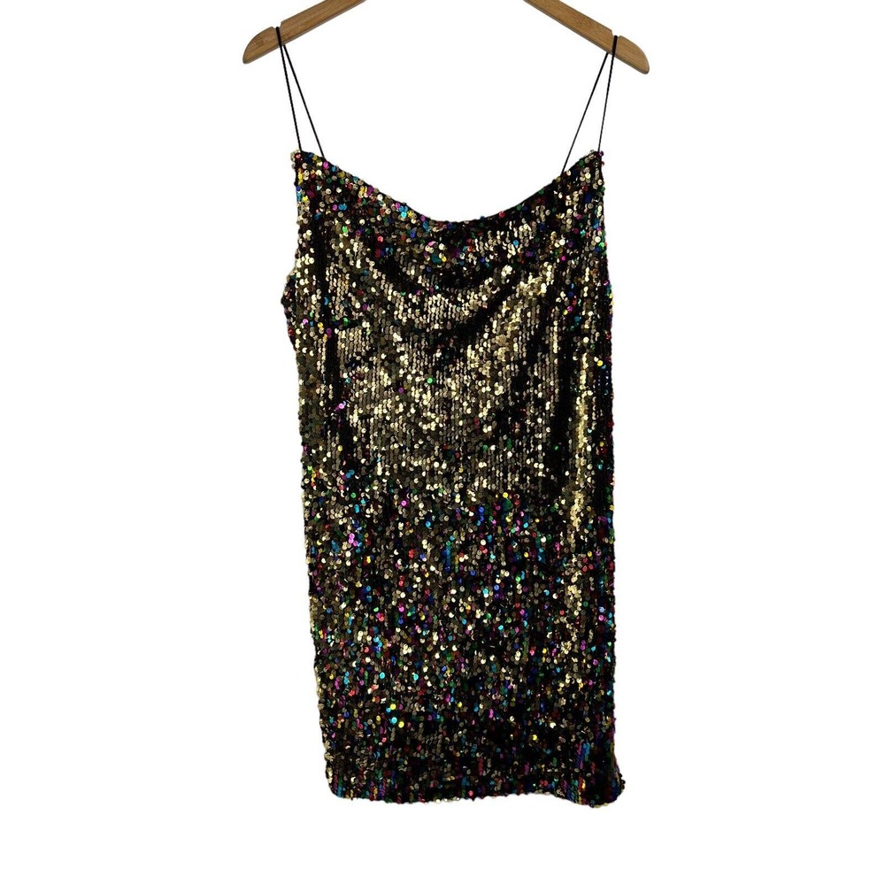 Daisy Street Sequined Mini‎ Dress Size 8
